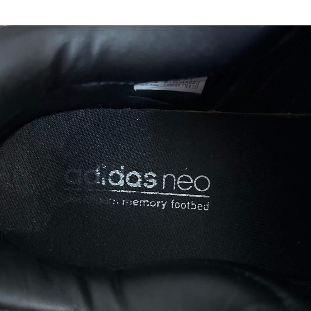 Adidas Neo Cloudfoam Super Mens Gray Black Canvas Sneakers AW4314 Size‎ 13 - Picture 6 of 8
